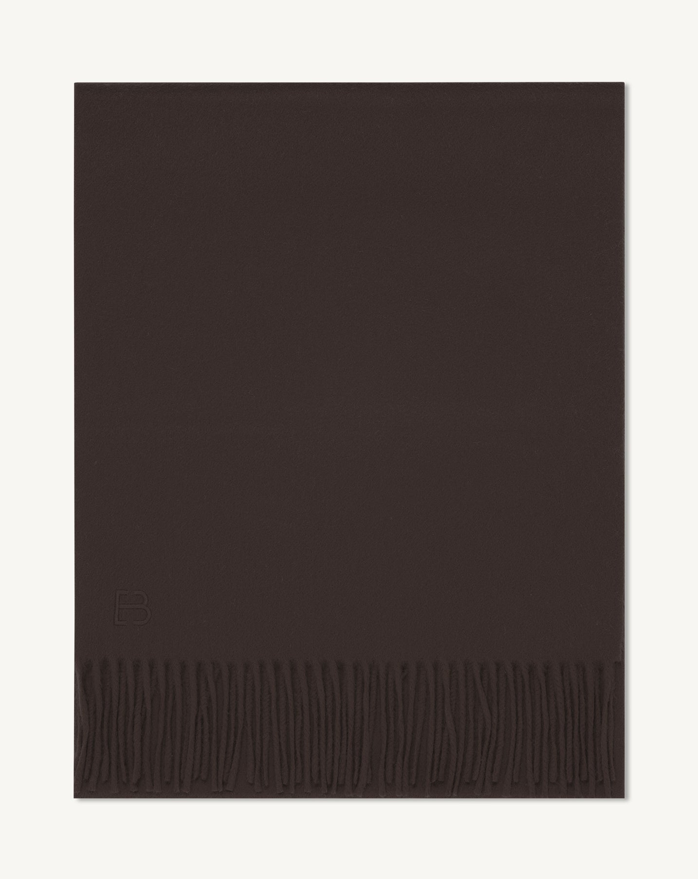 Echarpe classique EB-CHOCOLAT-100% cachemire