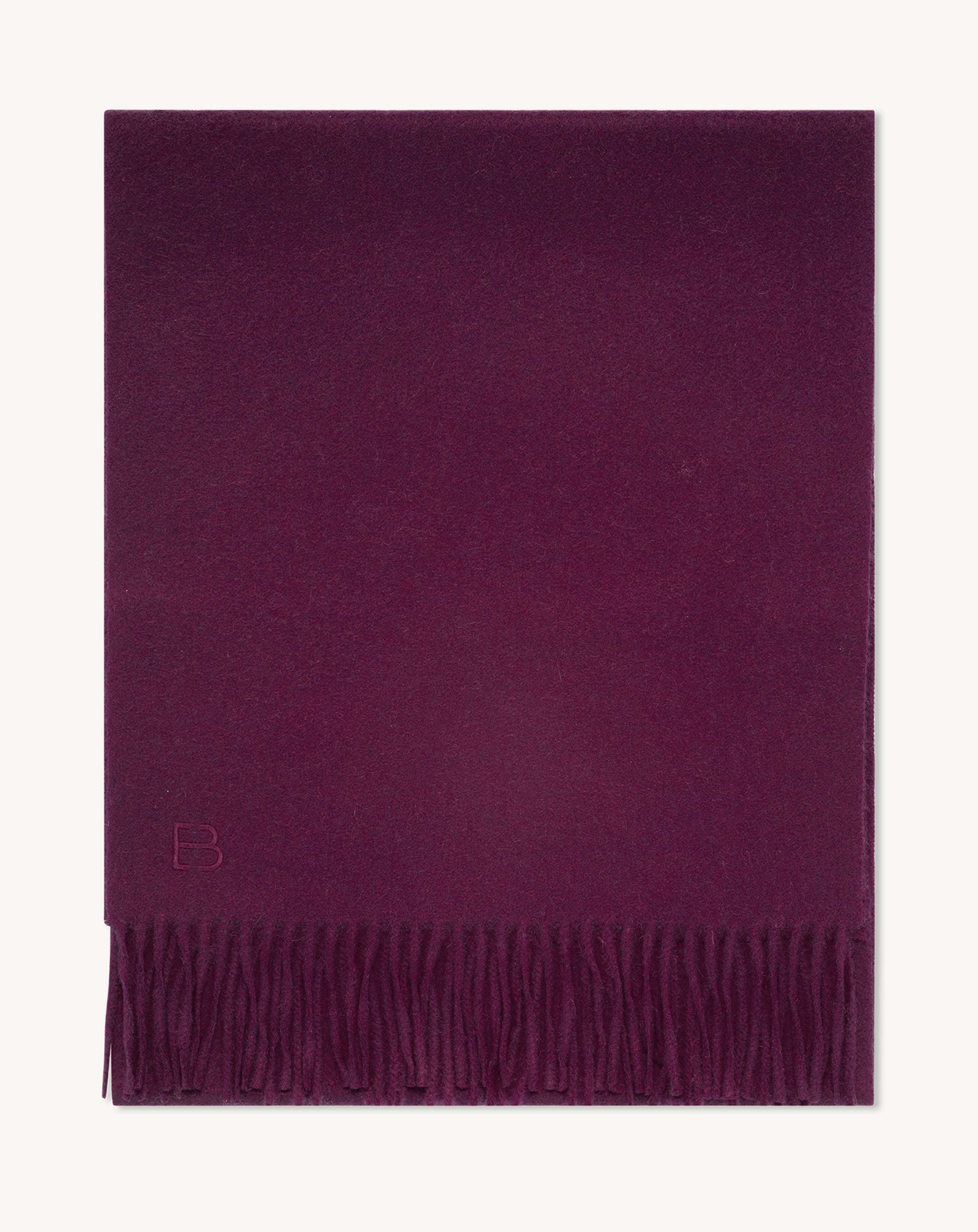 Echarpe classique EB Prune damas