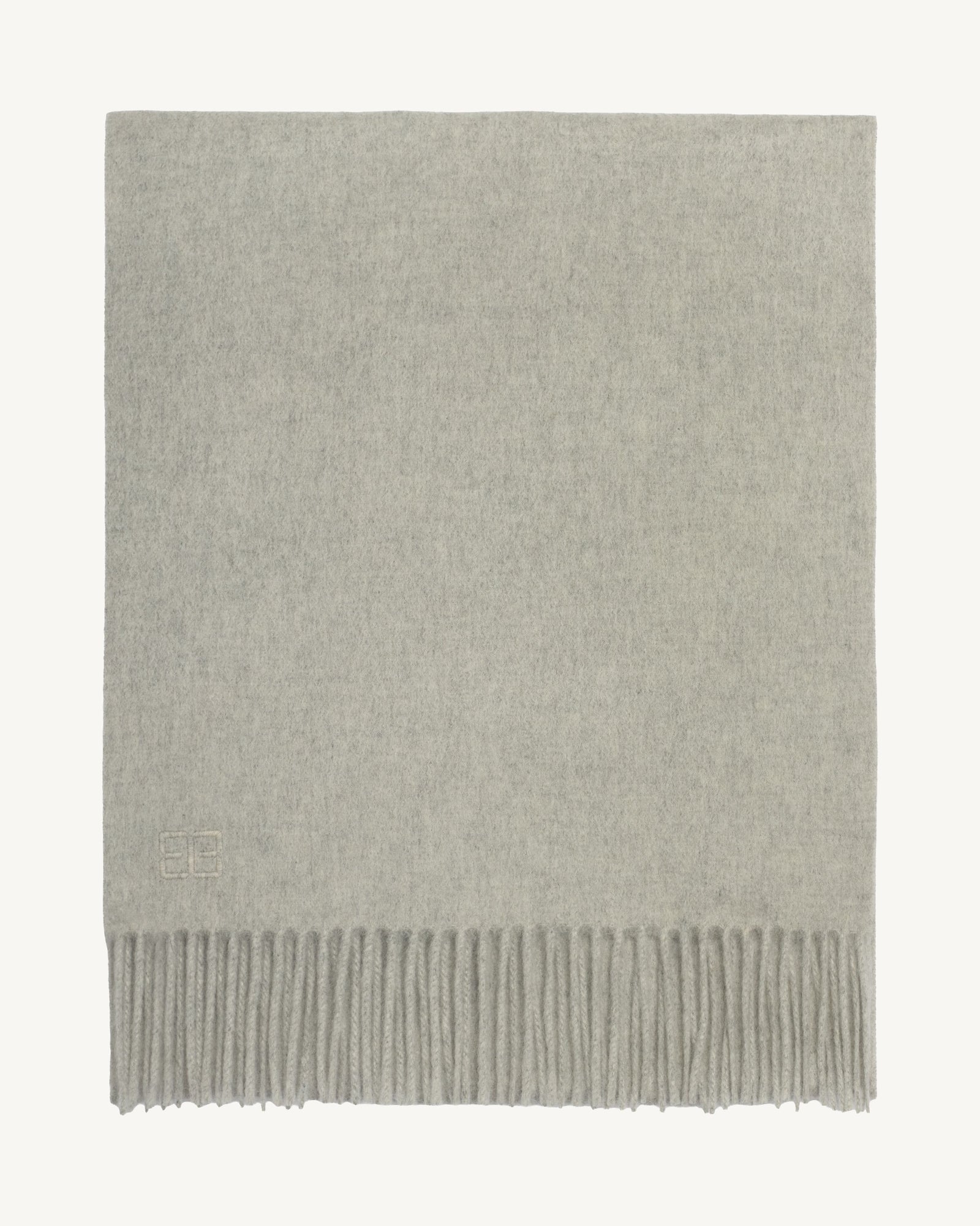 Écharpe Origines-GRIS ARGENTE-100% cachemire