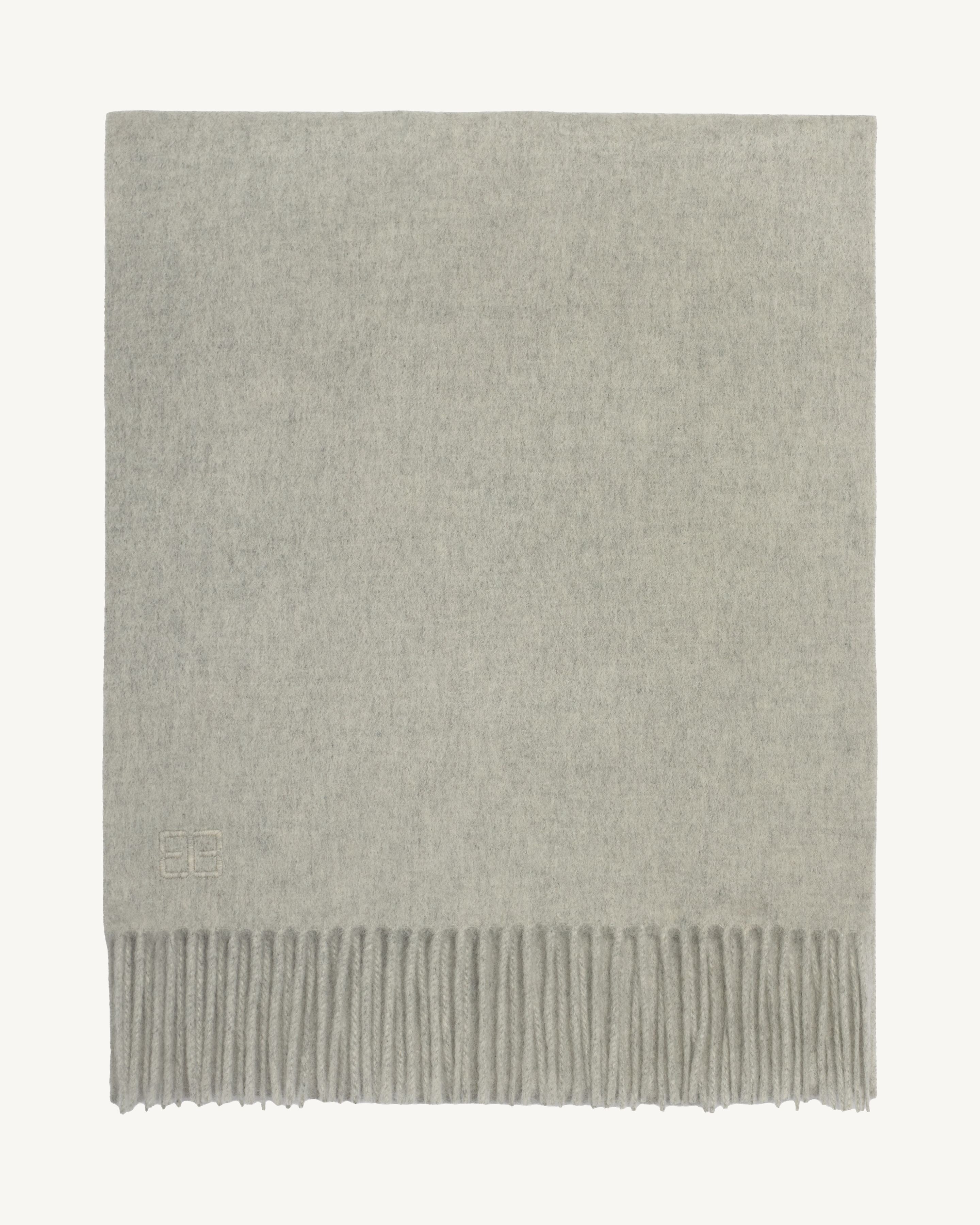 Écharpe Origines-GRIS ARGENTE-100% cachemire