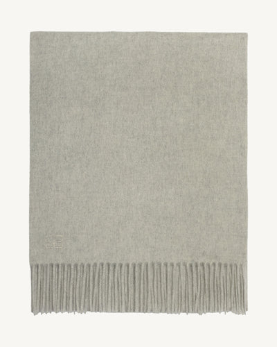 Écharpe Origines-GRIS ARGENTE-100% cachemire