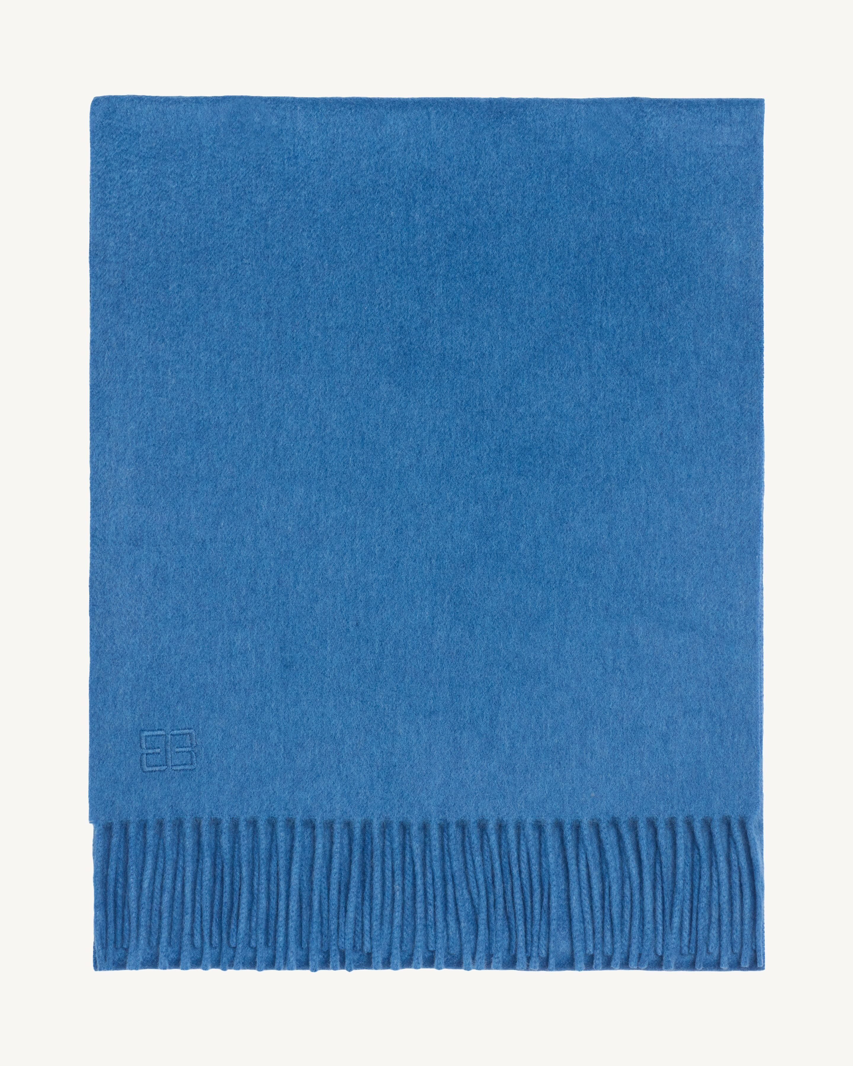 Écharpe Origines-BLEU DE DELFT-100% cachemire