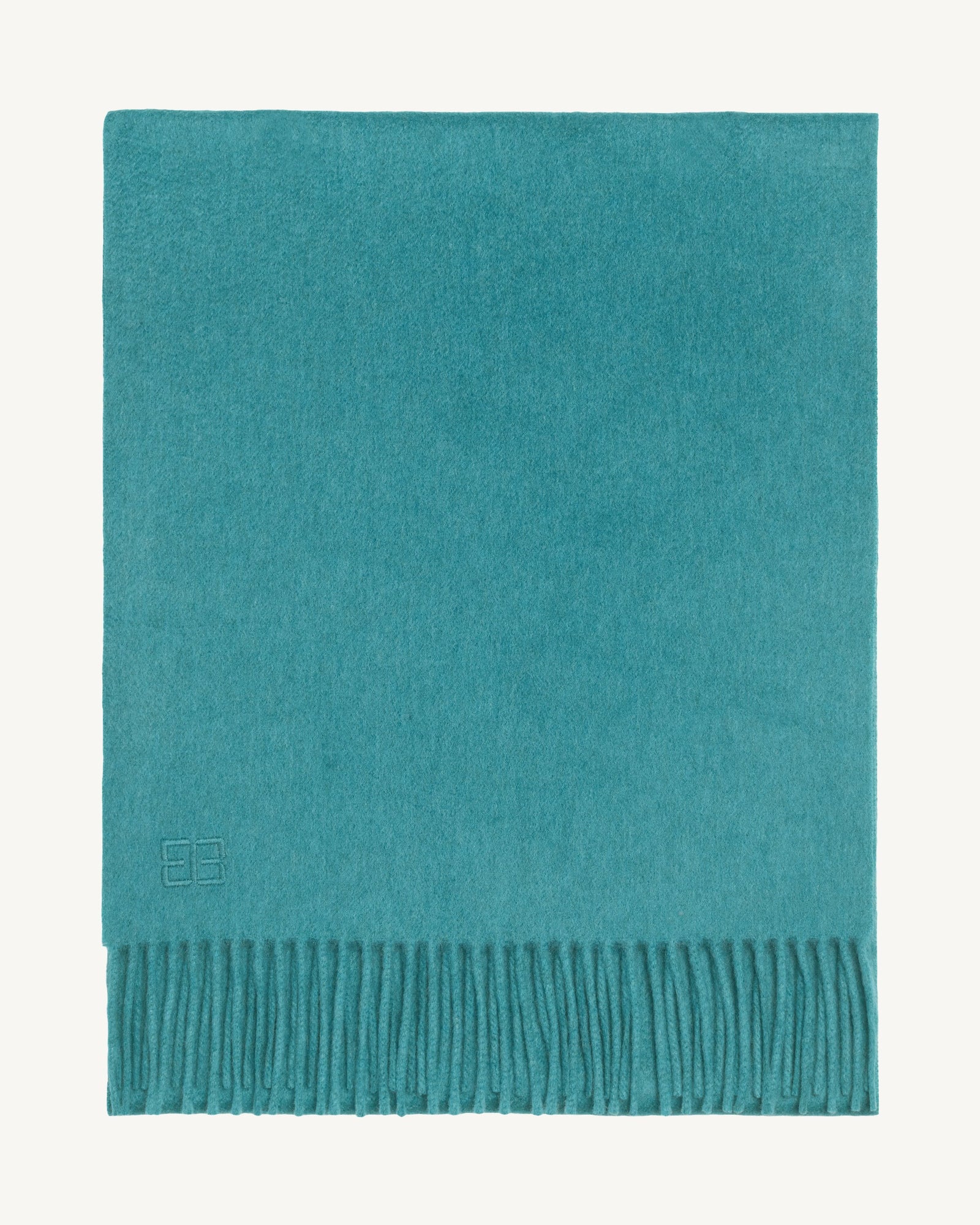 Écharpe Origines-CYAN-100% cachemire