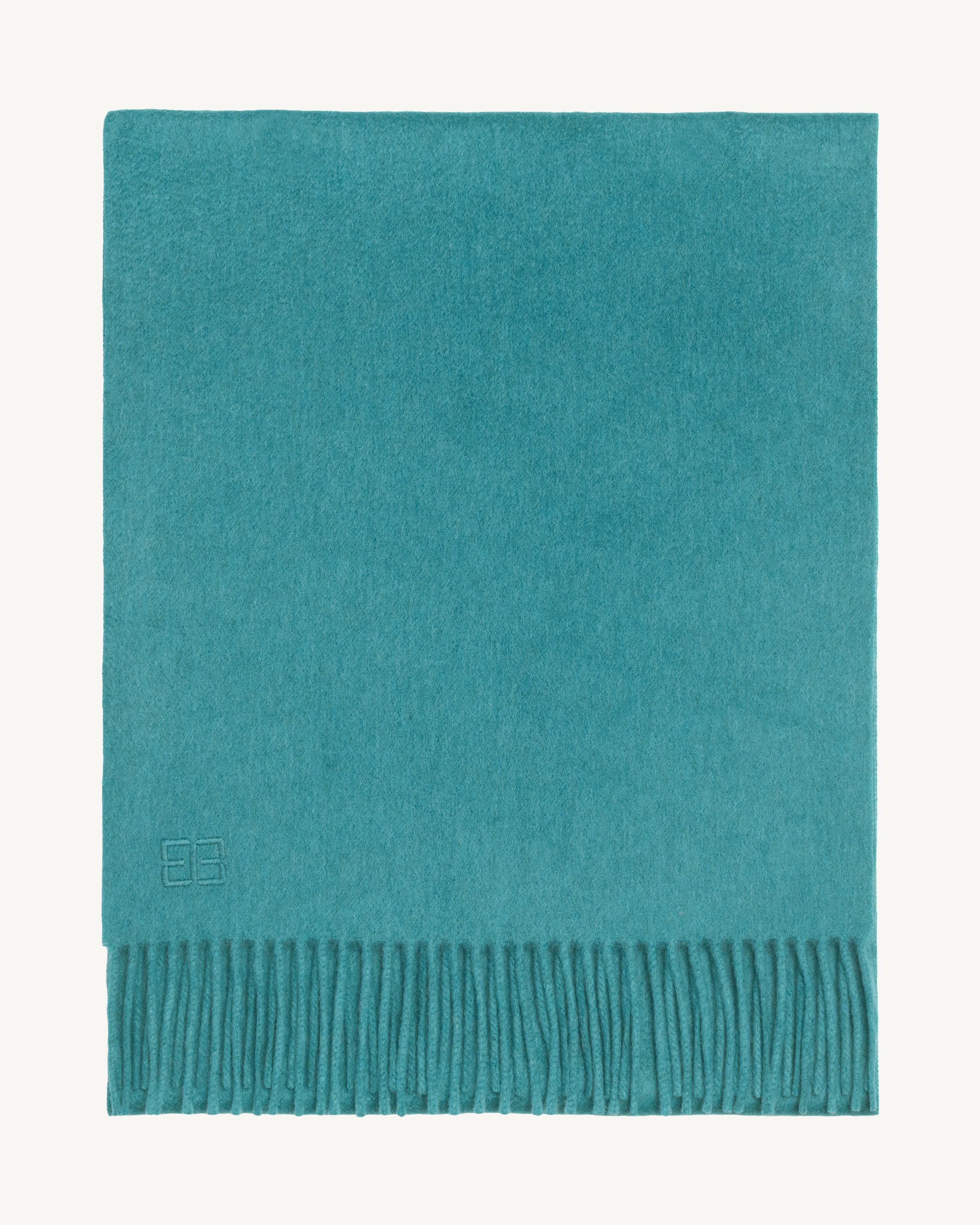 Écharpe Origines-CYAN-100% cachemire