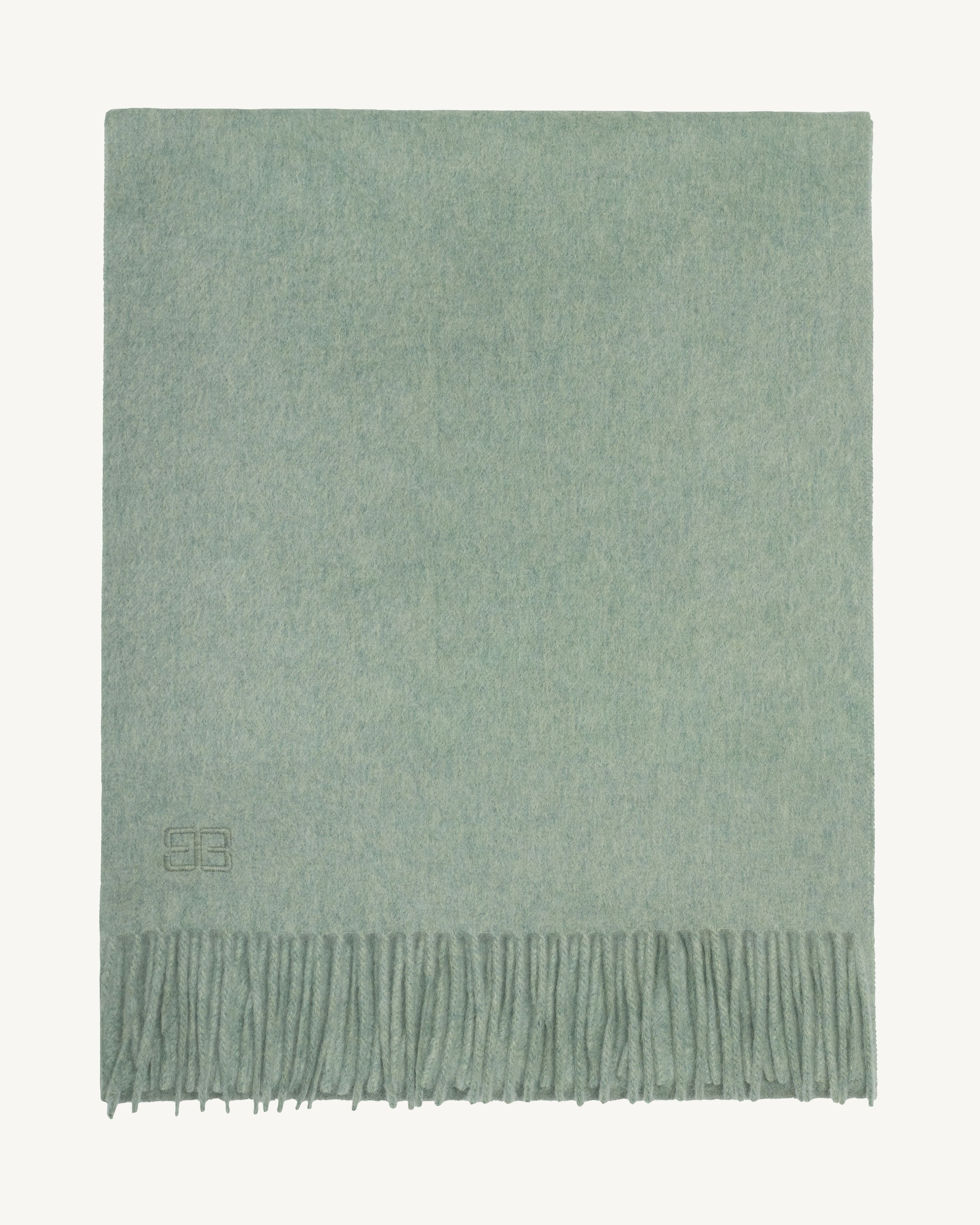 Écharpe Origines-VERT DE GRIS-100% cachemire