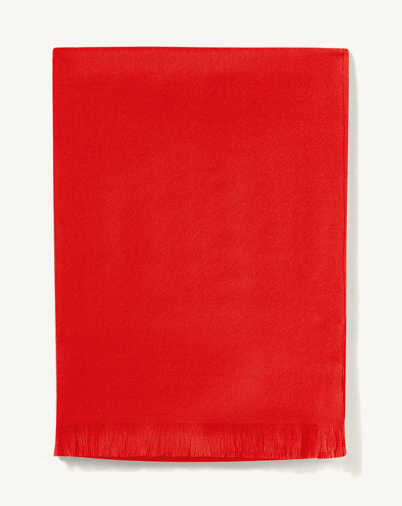 Petite étole en voile-ROUGE GORGE-100% cachemire