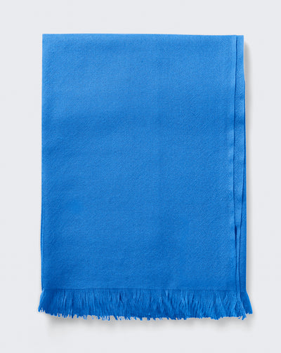 Écharpe voile de cachemire-BLEU BRUNNERA-100% CACHEMIRE