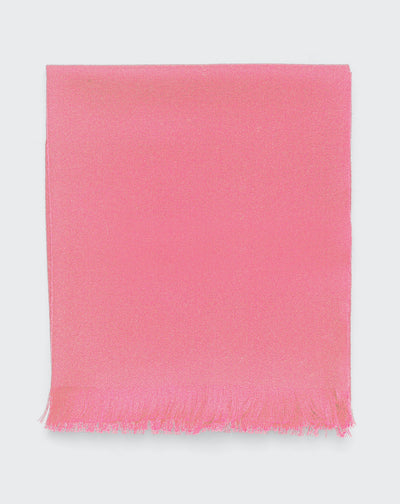 Écharpe voile de cachemire-BUBBLE GUM-100% CACHEMIRE