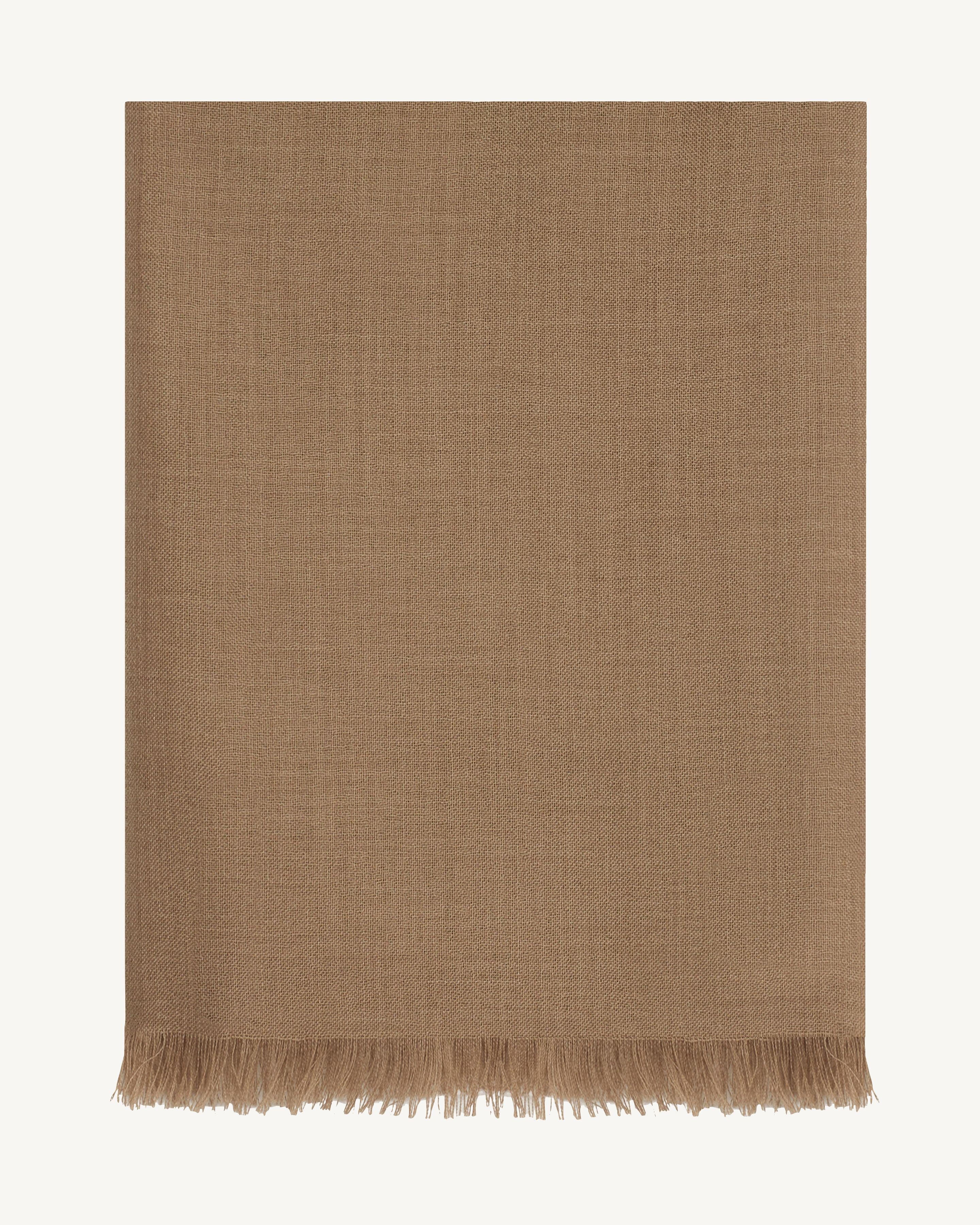 Petite étole en voile-KRAFT-100% cachemire