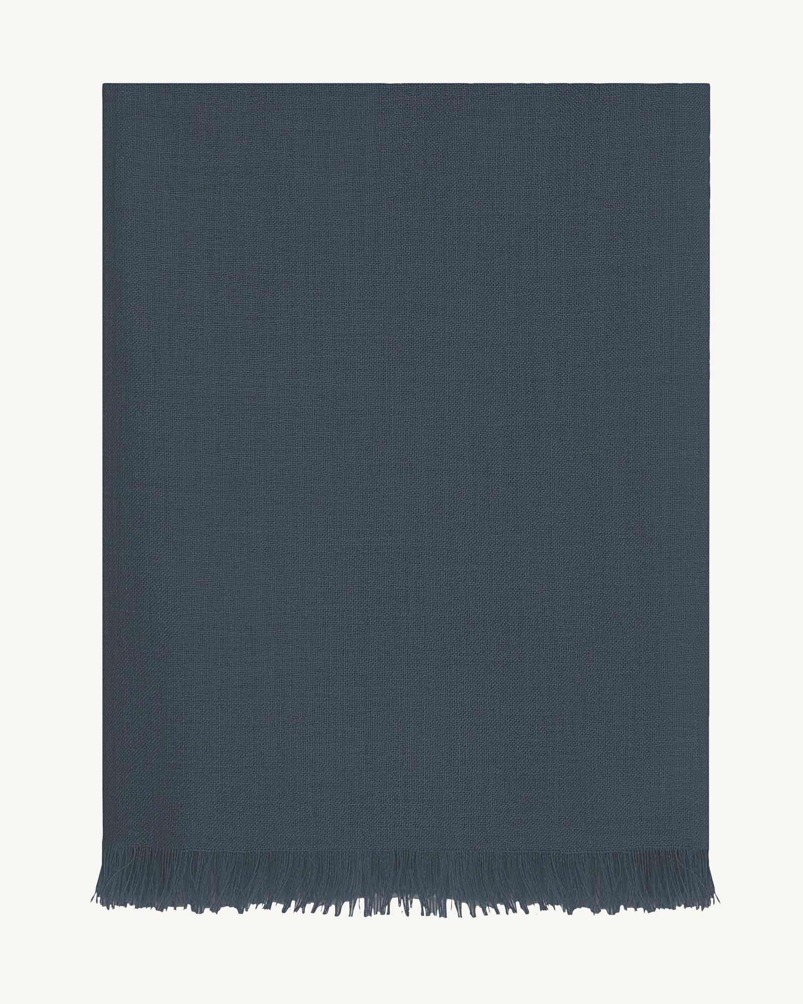 Petite étole en voile-BLEU GRANIT-100% cachemire