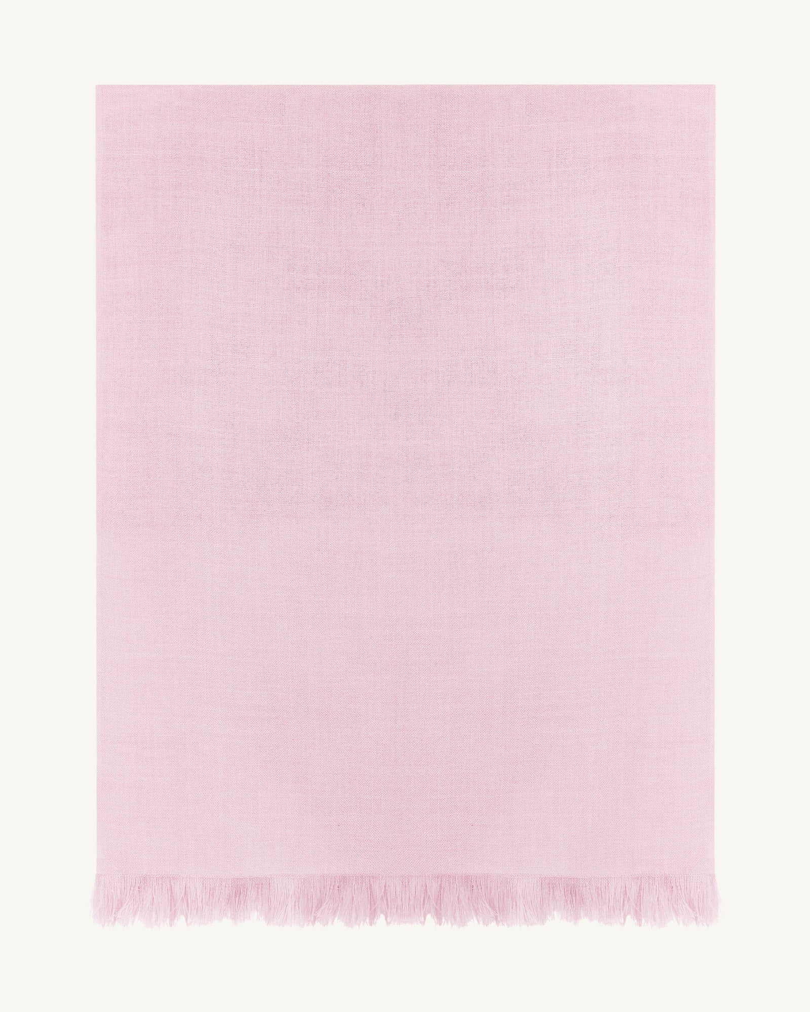 Petite étole en voile-ROSE QUARTZ-100% cachemire