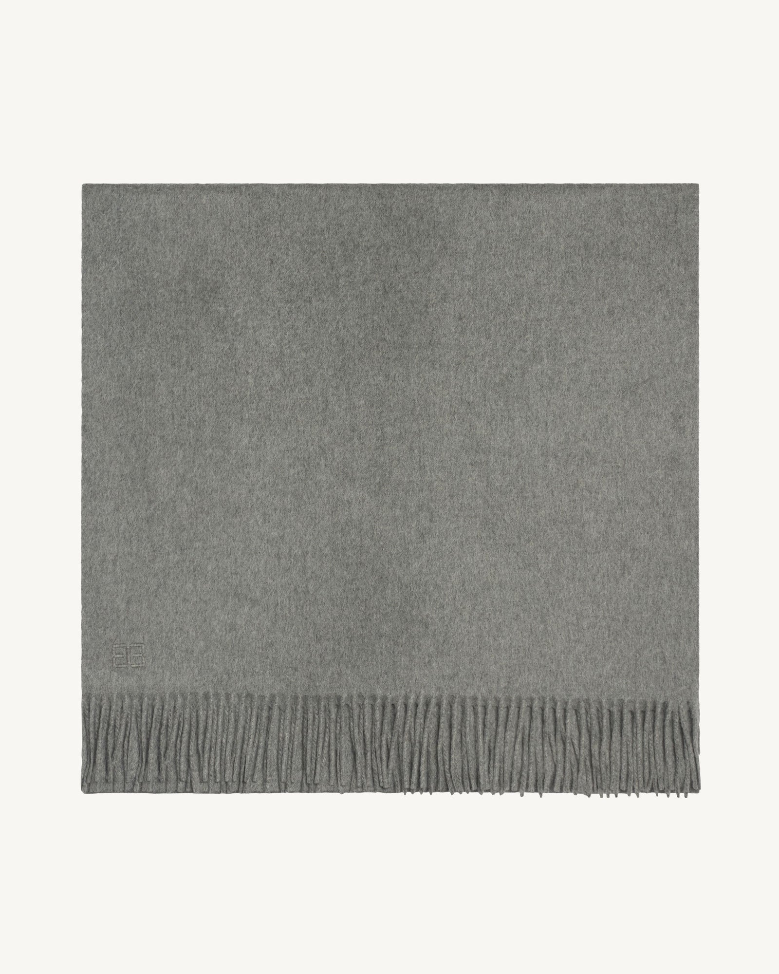 Grande écharpe Cali-GRIS METEORITE-100% cachemire