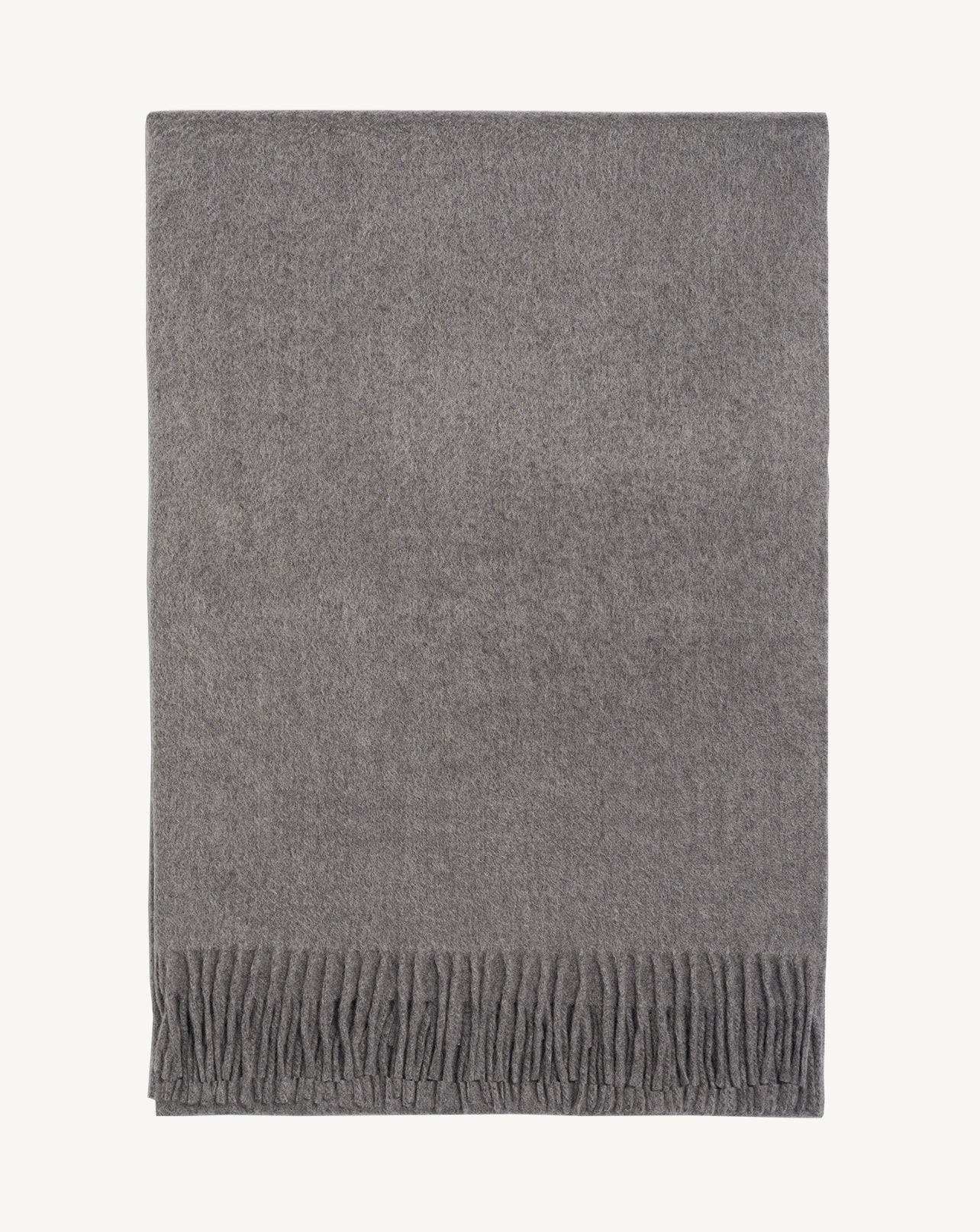 Maxi écharpe-GRIS METEORITE-100% cachemire