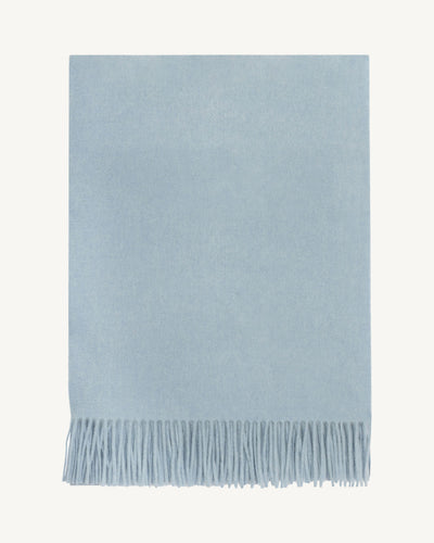Maxi écharpe-BLEU GLACIER-100% cachemire