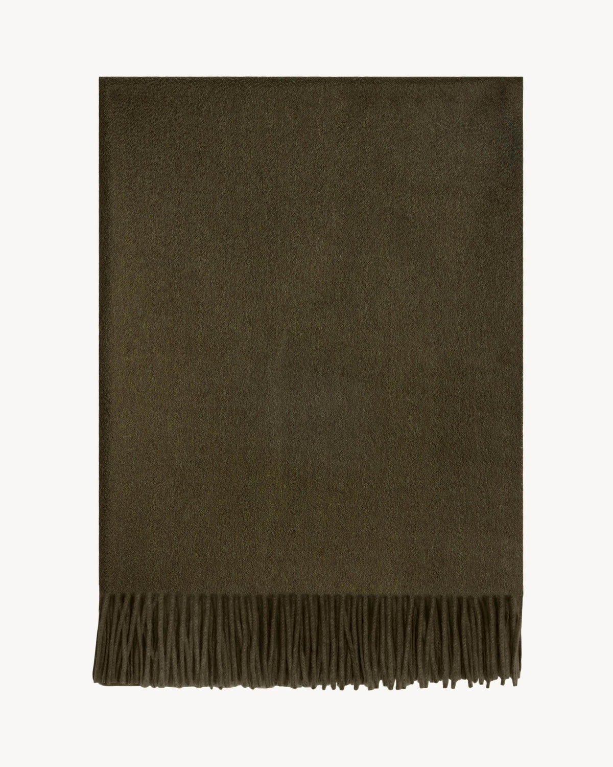 Maxi écharpe-KAKI KOMBU-100% cachemire