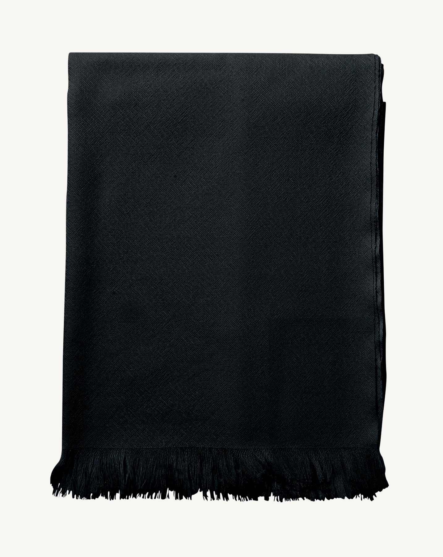 Étole géante voile de cachemire-NOIR-100% CACHEMIRE