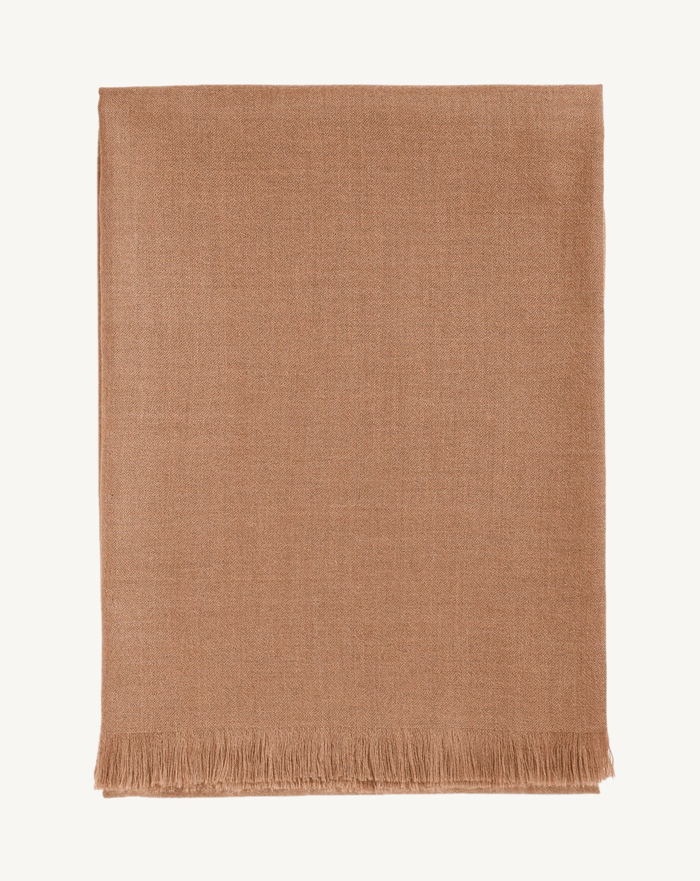 Étole géante voile de cachemire-CARAMEL-100% CACHEMIRE