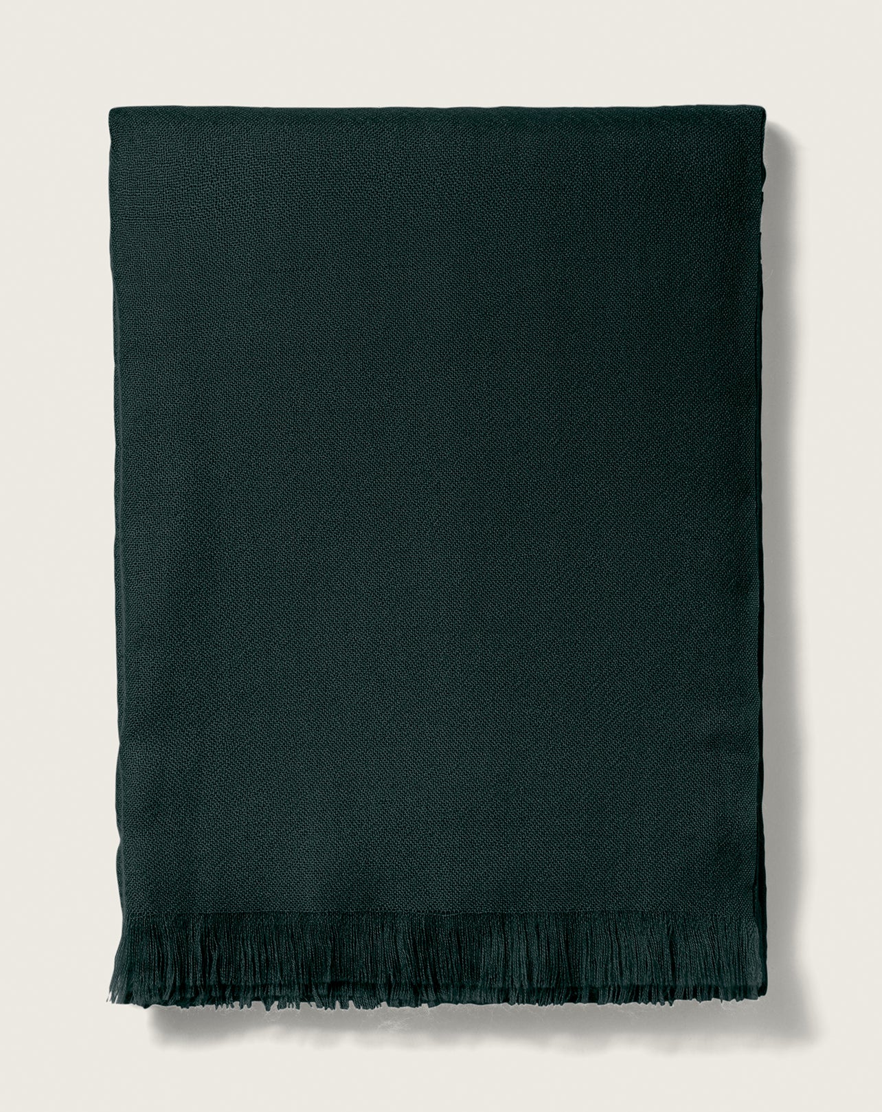 Maxi étole en voile-VERT ZURICH-100% cachemire