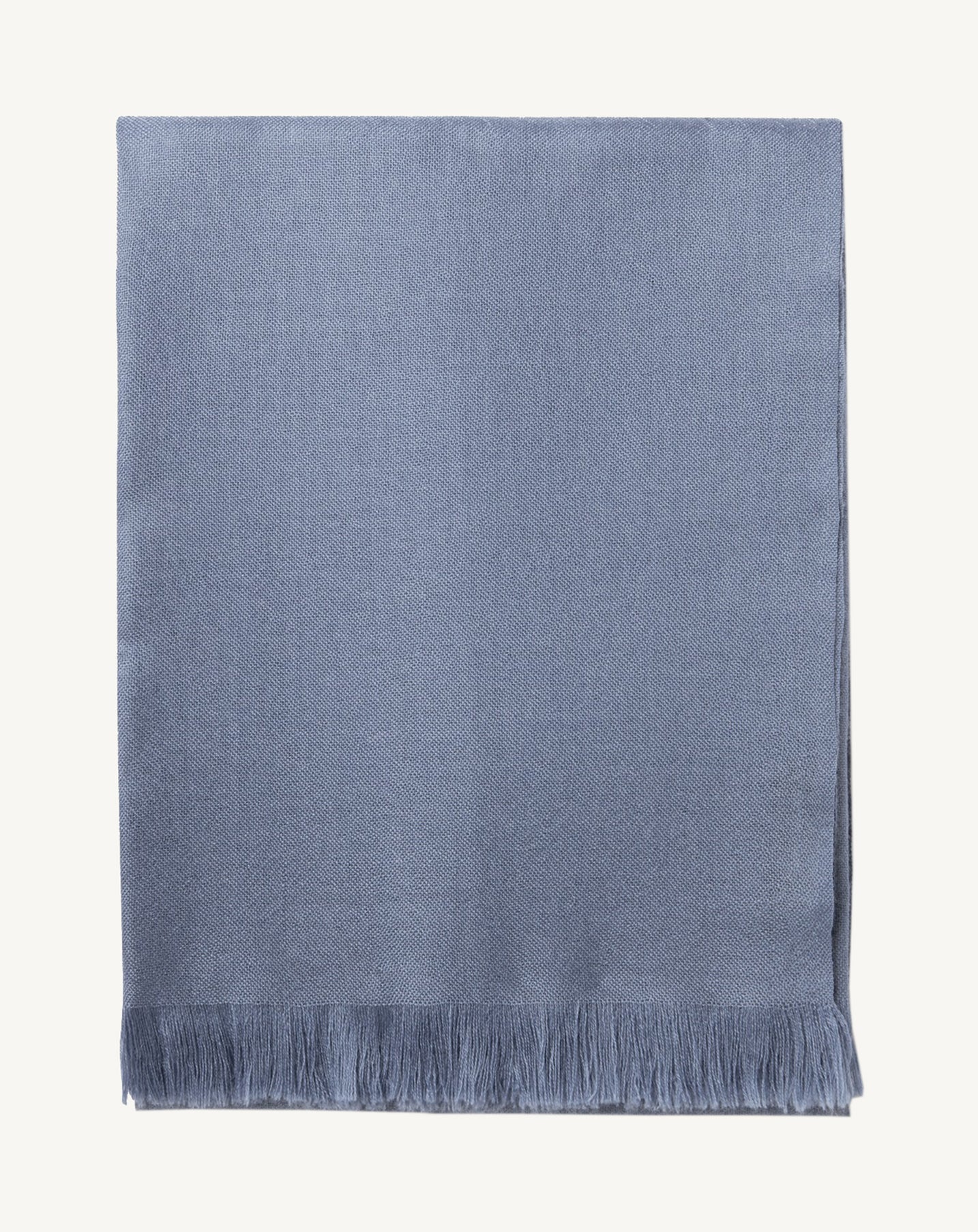 Étole géante voile de cachemire-BLEU MONTAGNE-100% CACHEMIRE