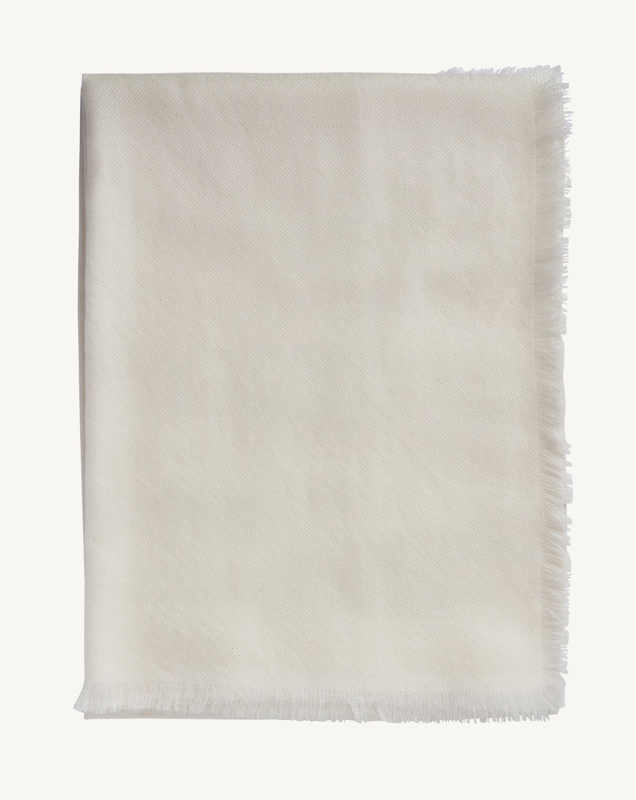 Carré en twill-NATUREL-100% cachemire