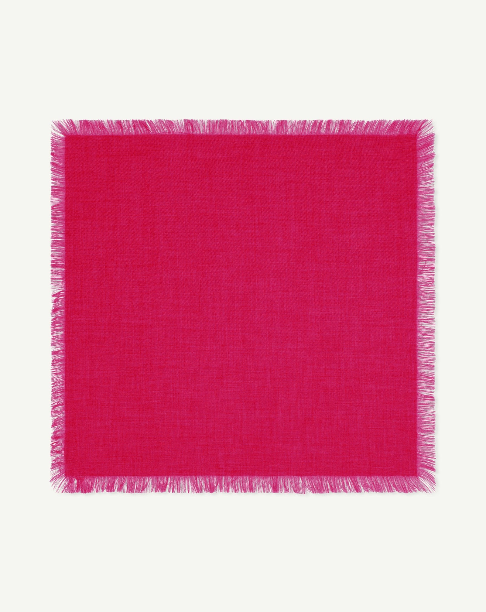 Mini carré en twill-ROSE DIVA-100% cachemire