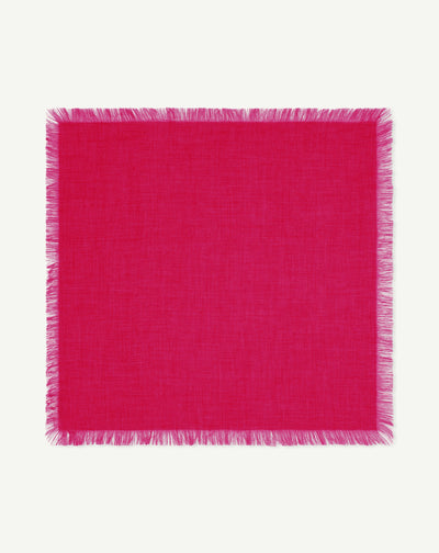Mini carré en twill-ROSE DIVA-100% cachemire