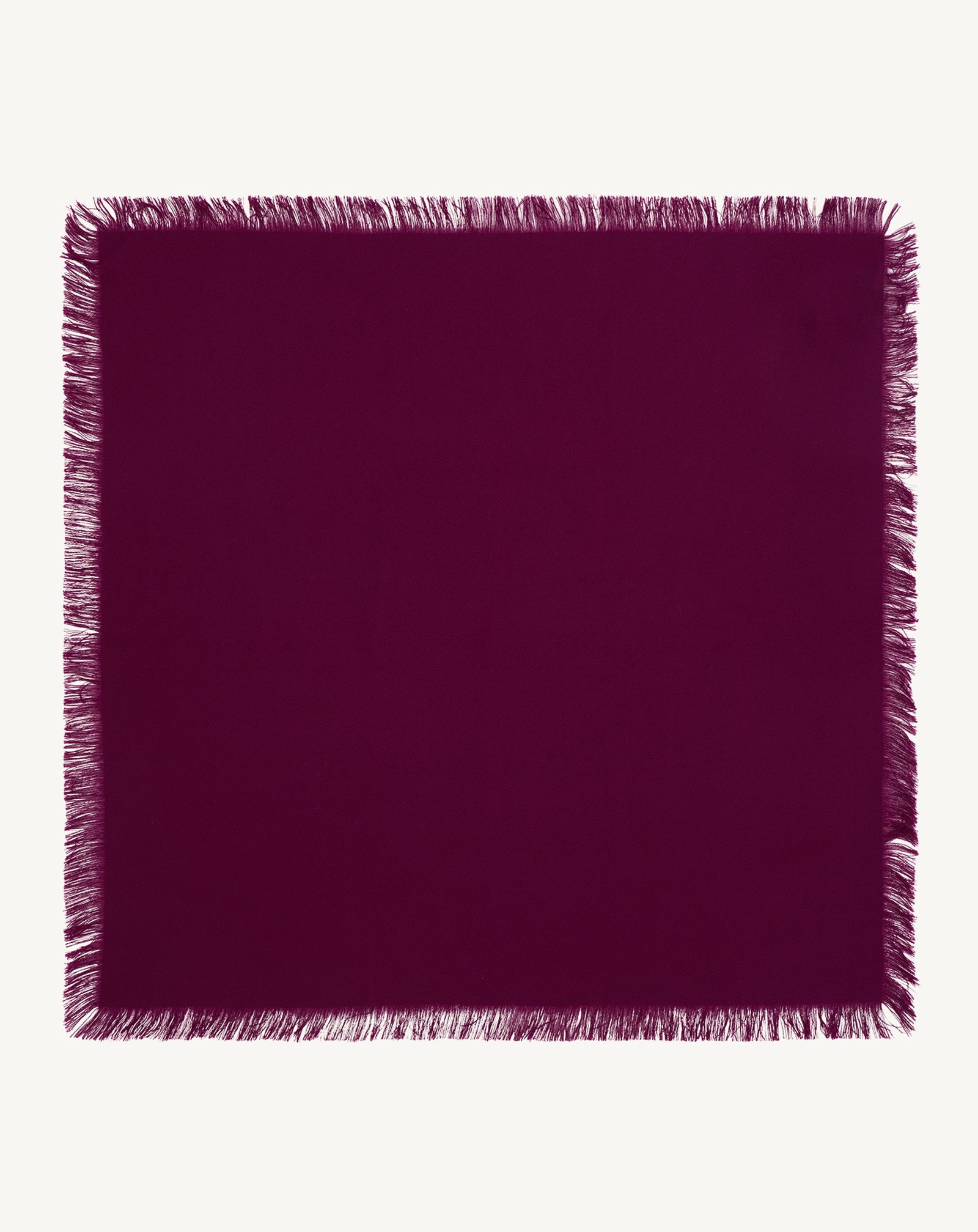 Mini carré à franges-OXALIS-100% cachemire