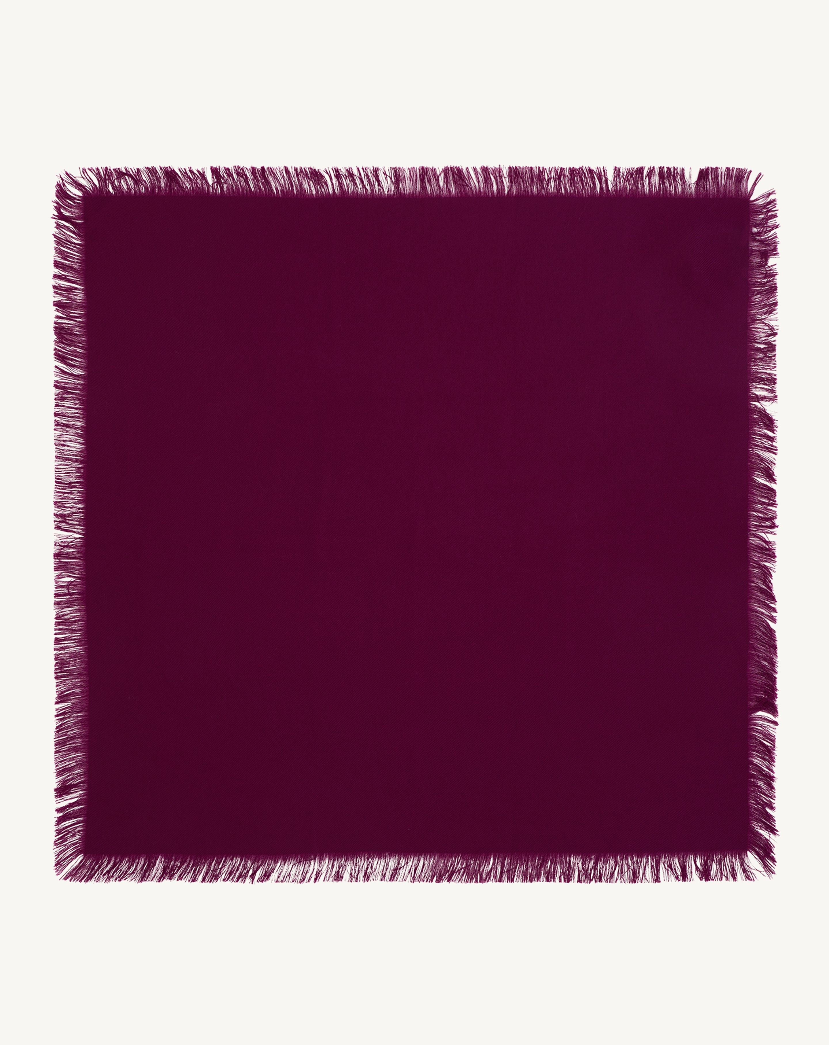 Mini carré à franges-OXALIS-100% cachemire