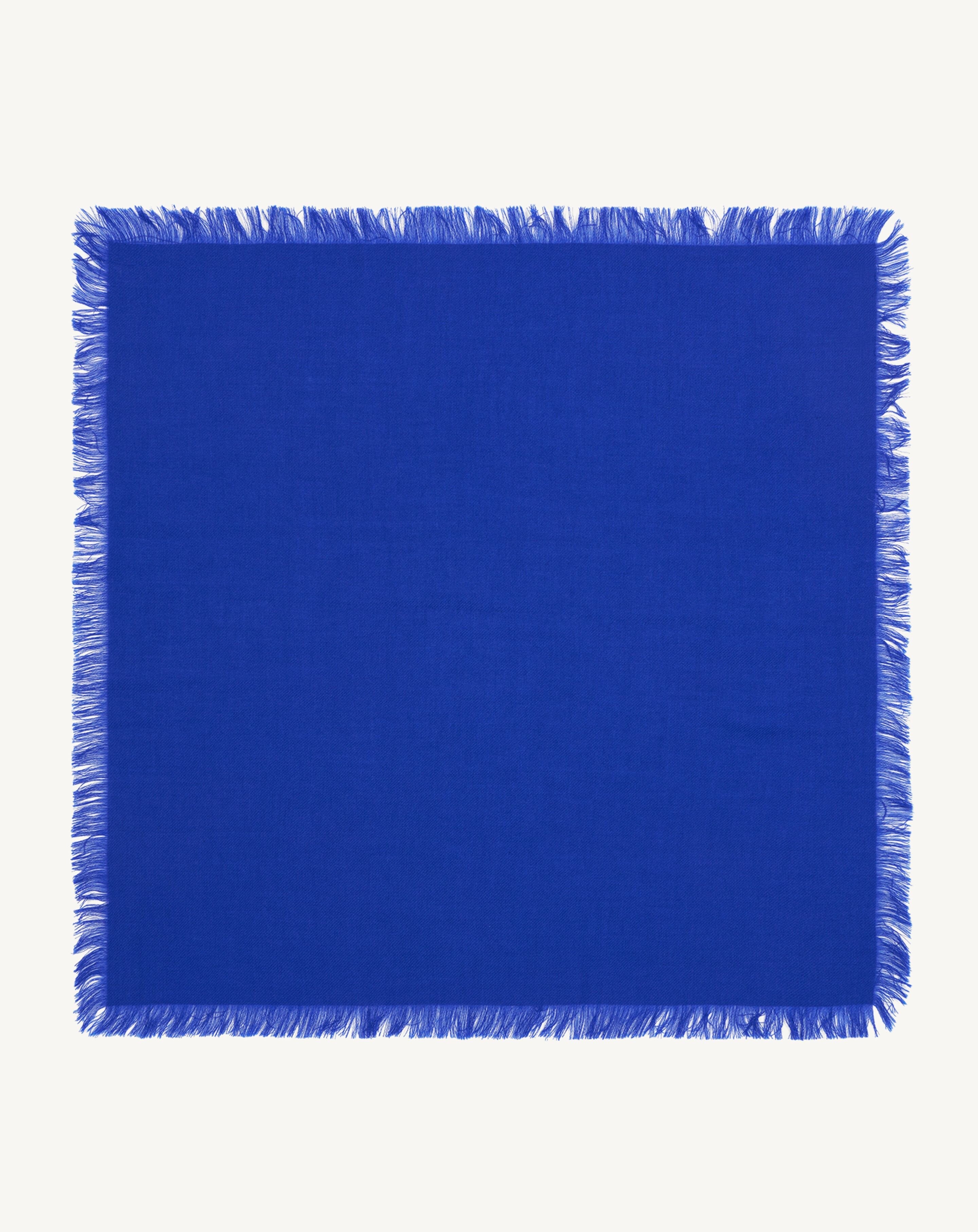 Mini carré à franges-ATLANTIQUE-100% cachemire