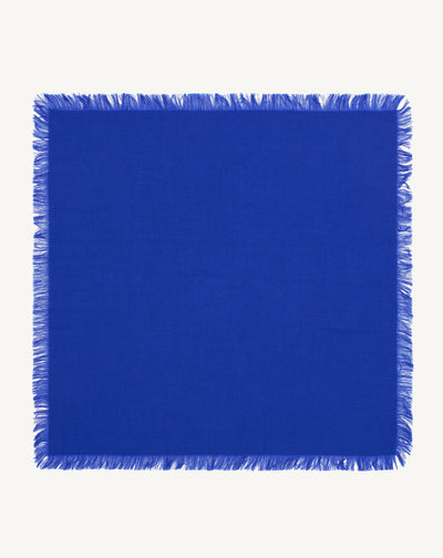 Mini carré à franges-ATLANTIQUE-100% cachemire