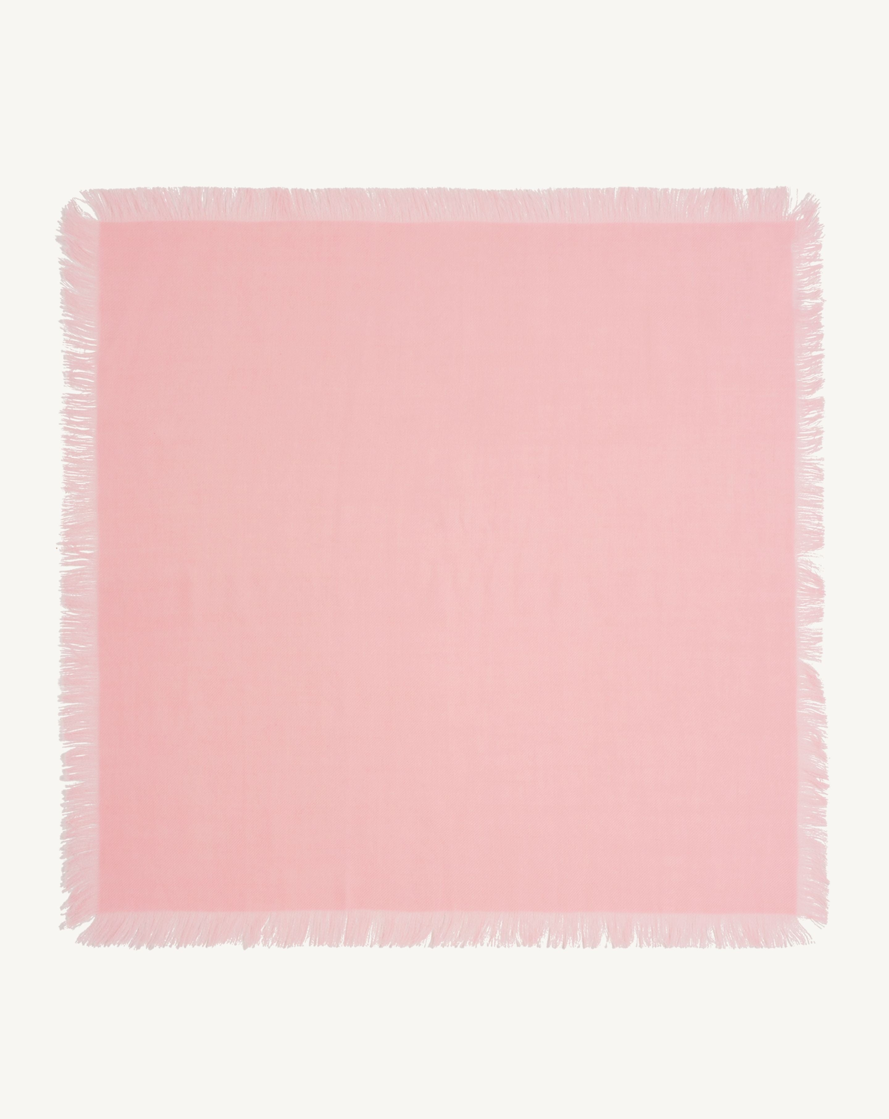 Mini carré à franges-SAKURA-100% cachemire
