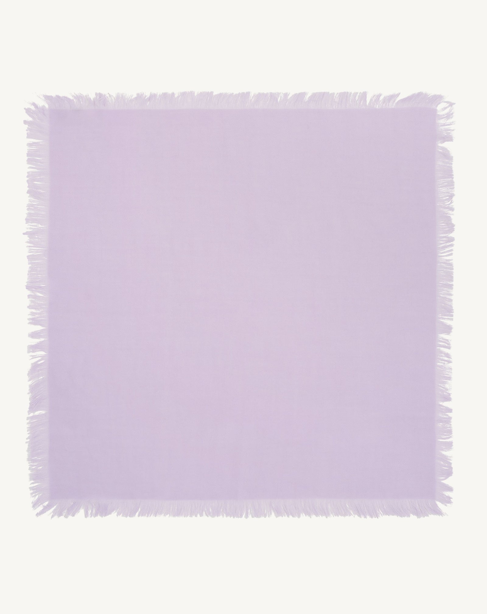 Mini carré à franges-JACINTHE-100% cachemire