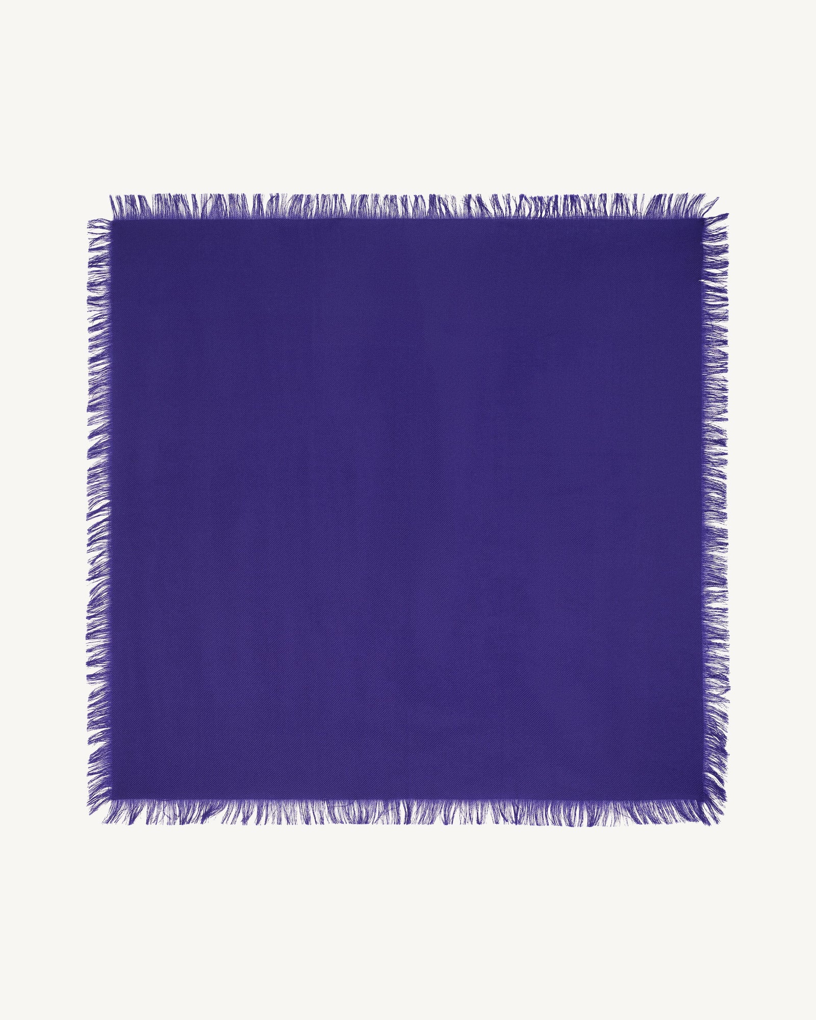 Mini carré à franges-ULTRAVIOLET-100% cachemire