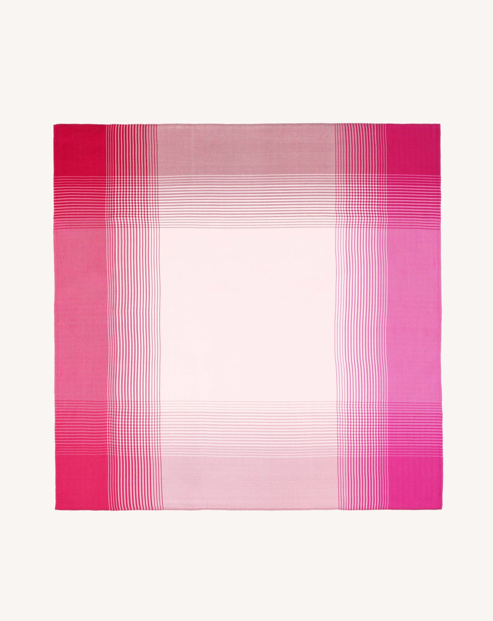 Carré Soieries du Mékong-ROSE INDIEN/CARMEN-100% soie