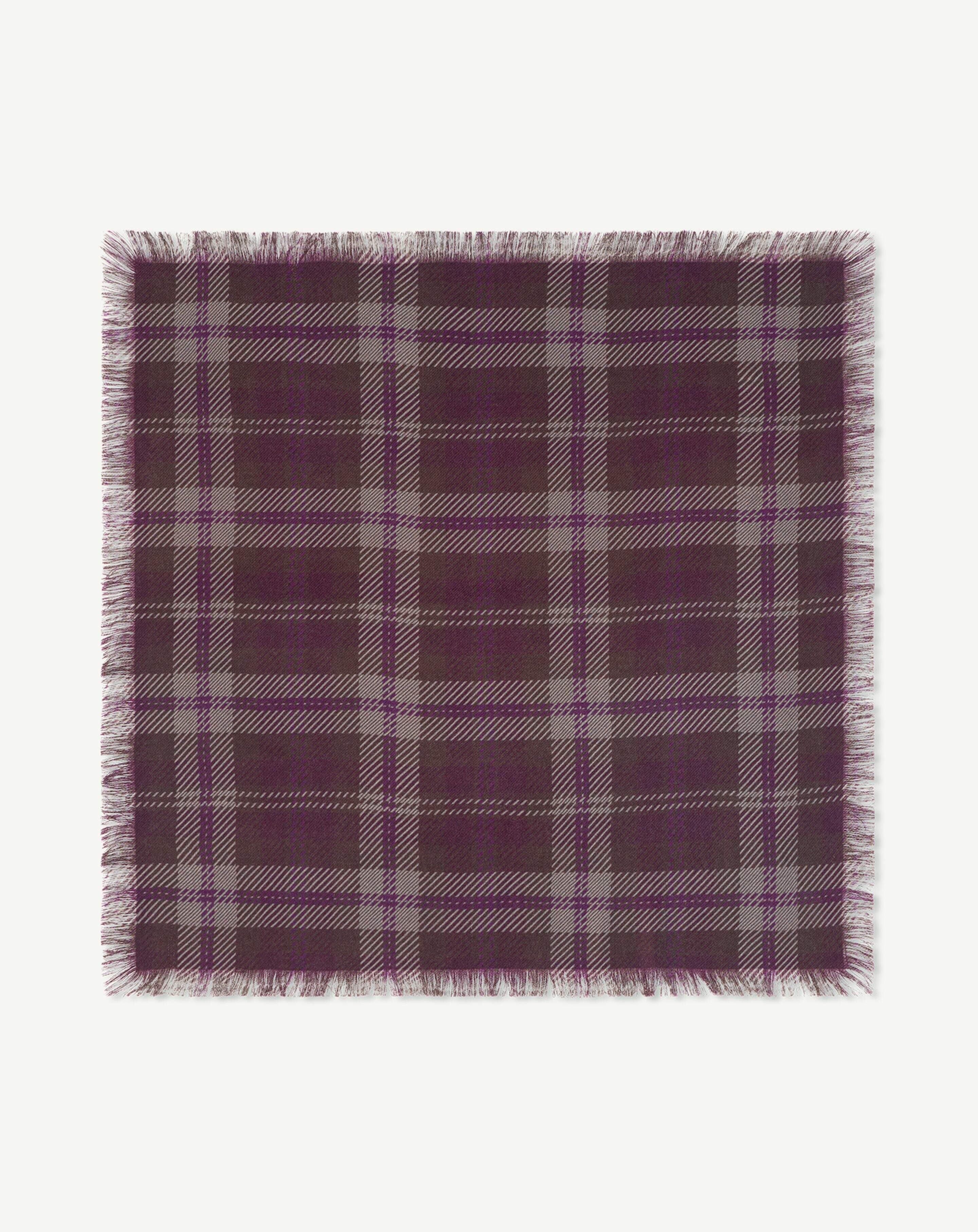 Mini carré twill imprimé-MURE-100% cachemire