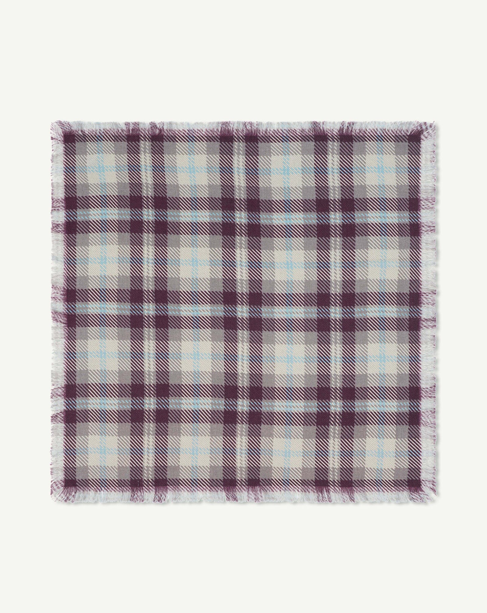 Mini carré twill imprimé-MILLET-100% cachemire