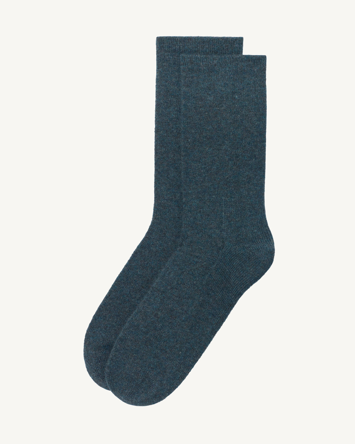 Chaussettes basses-BLEU GRANIT-85% cachemire 15% élasthanne