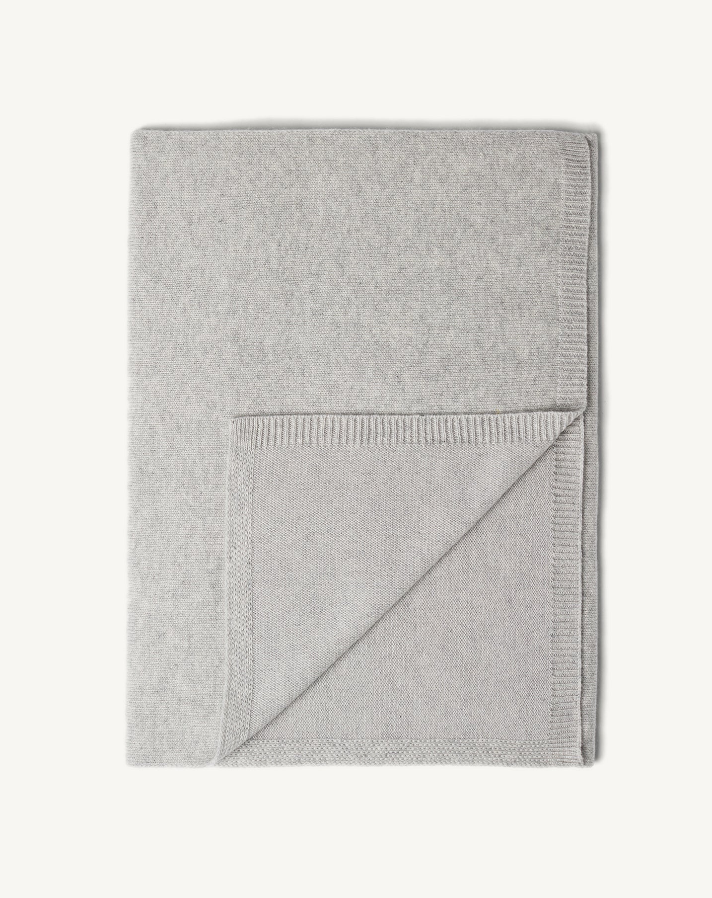 Echarpe déjaugée-GRIS ARGENTE-100% cachemire