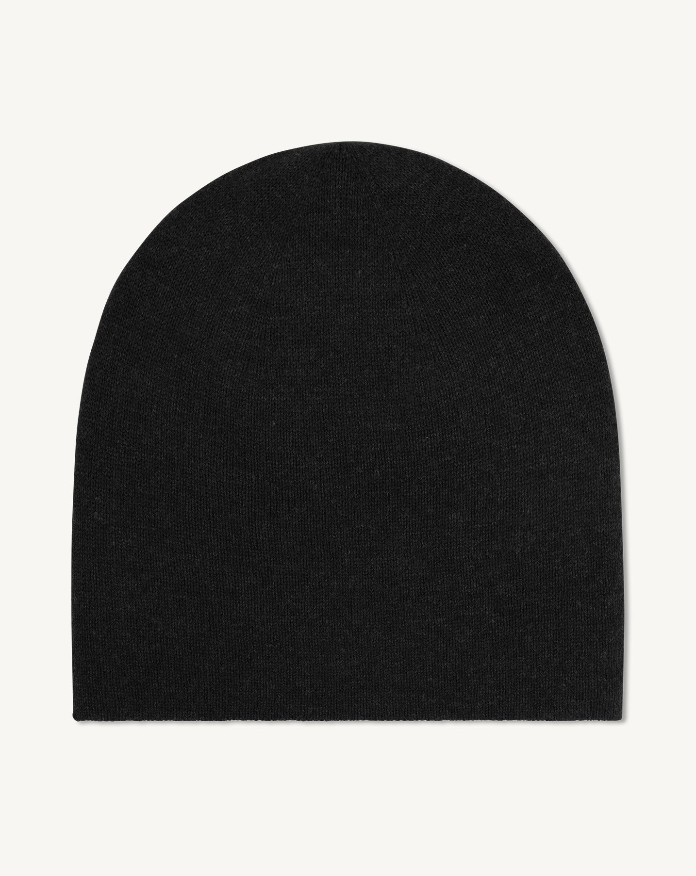 Bonnet double face-NOIR-100% cachemire