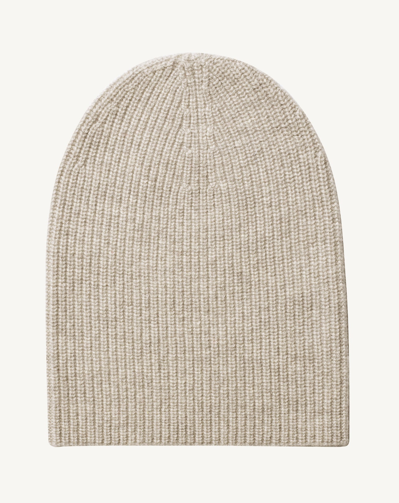 Bonnet à côtes-AVOINE-100% cachemire