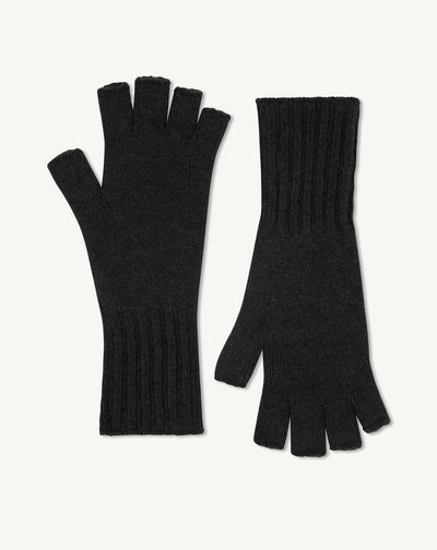 Mitaines-NOIR-100% cachemire