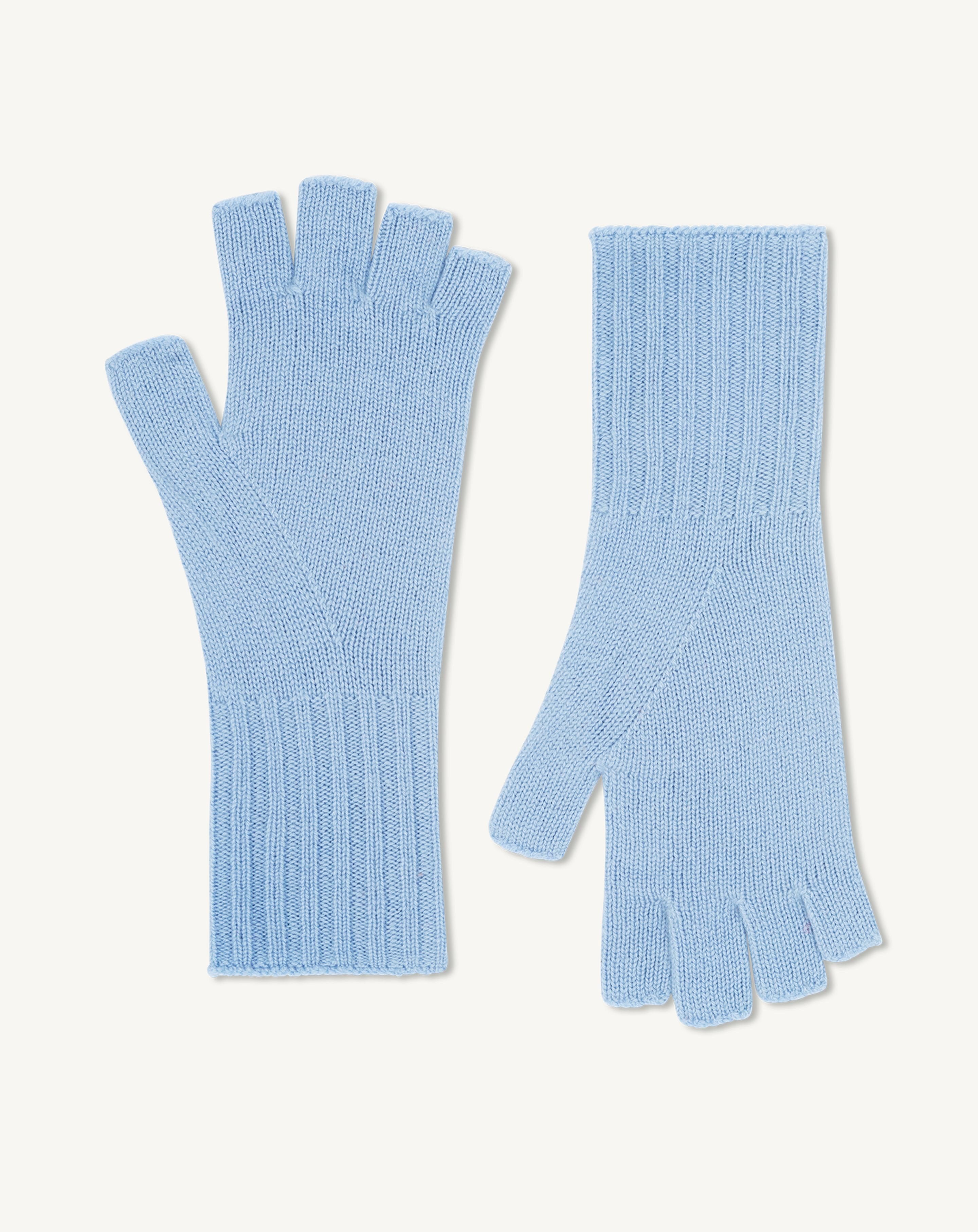 Mitaines-BLEU CONCORDE-100% cachemire