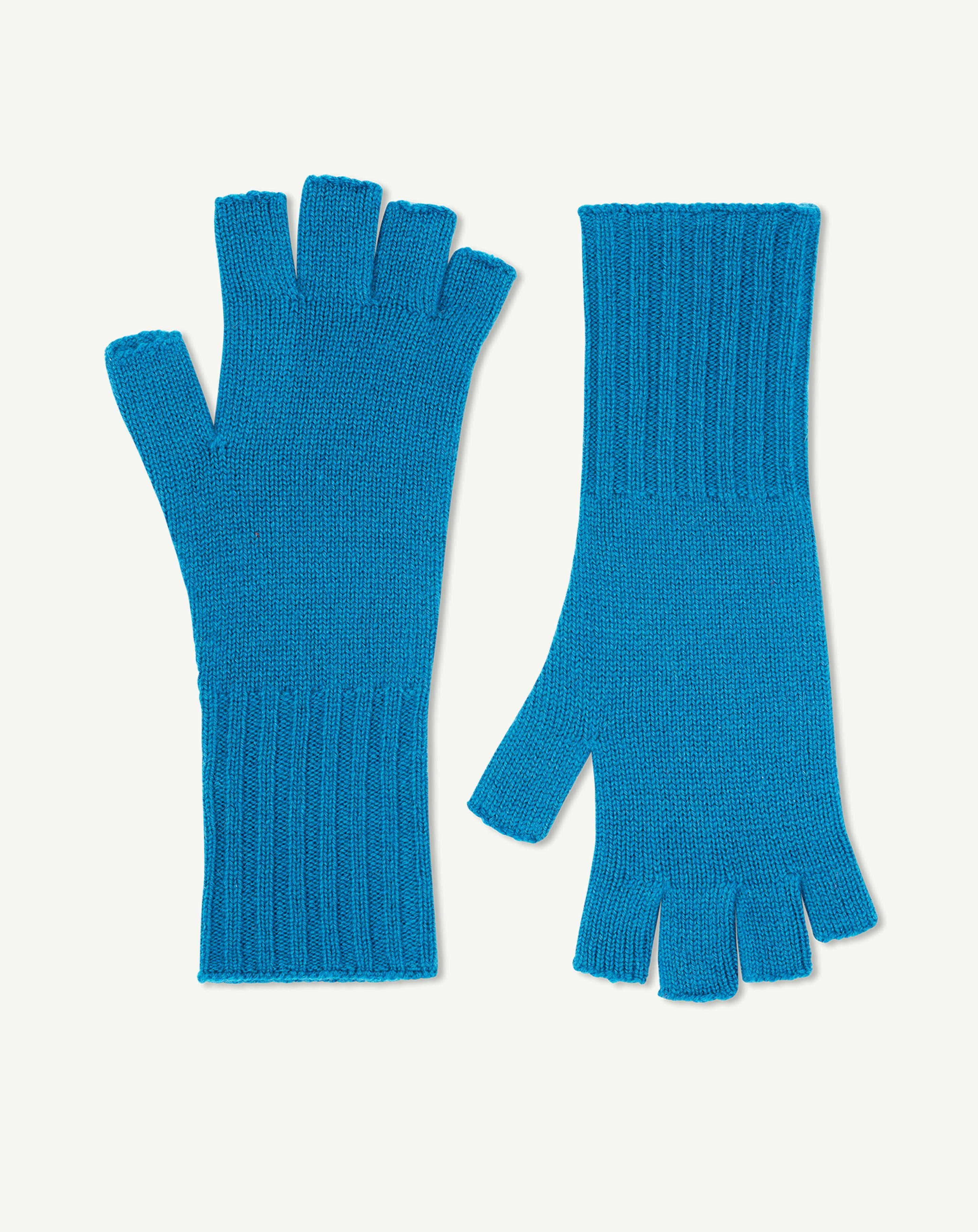 Mitaines-BLEU PAGODE-100% cachemire