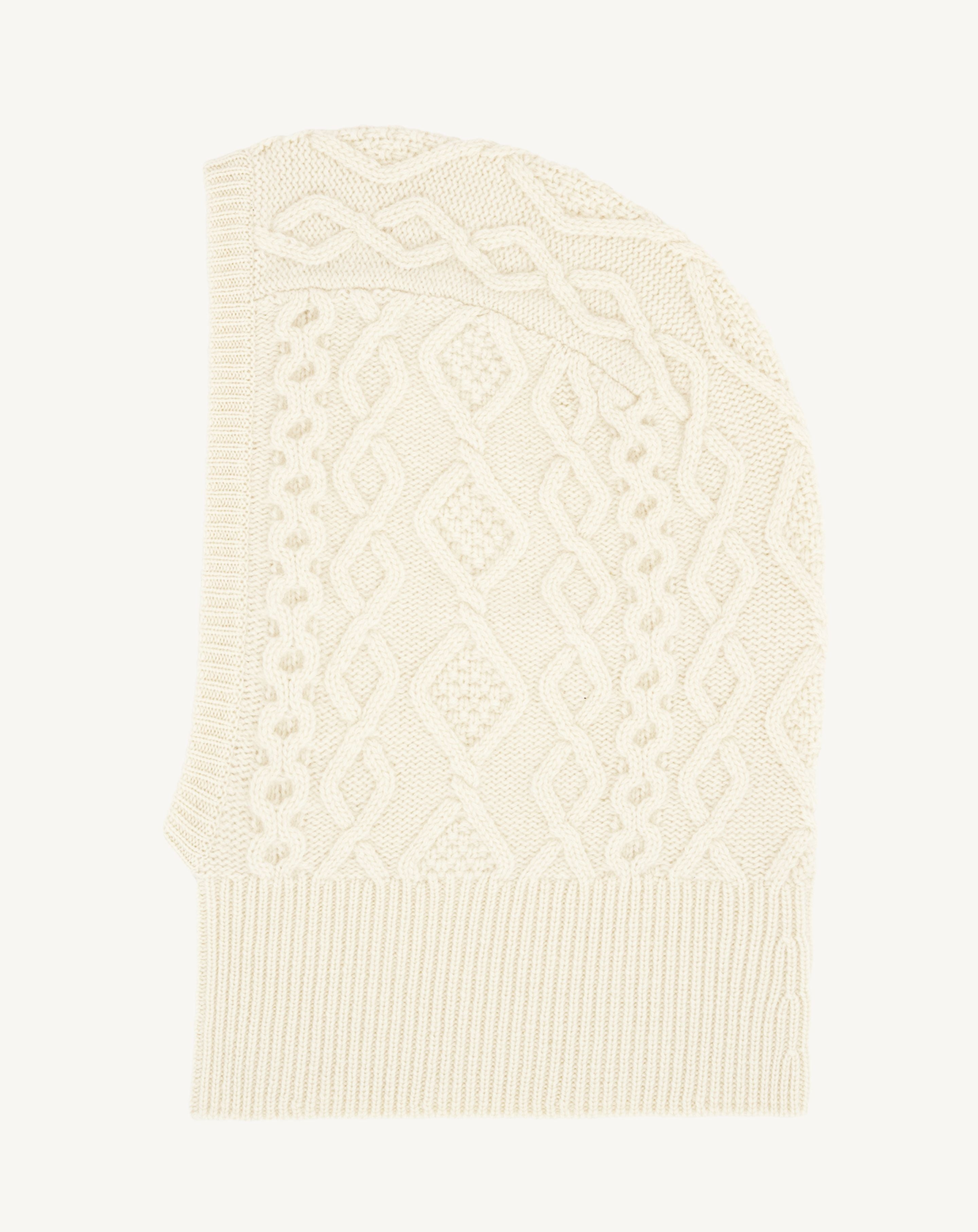 Cagoule-NATUREL-100% cachemire