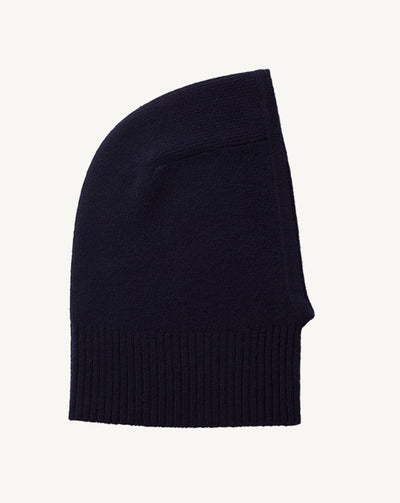 Cagoule-MARINE-100% cachemire