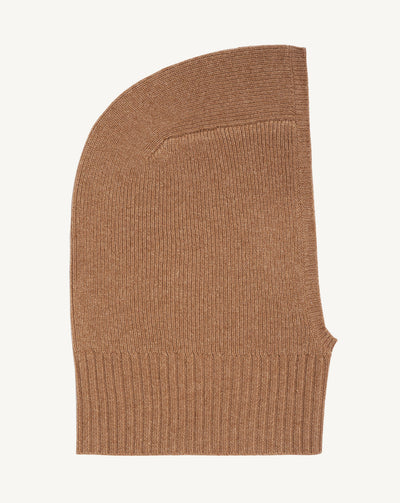 Cagoule-CARAMEL-100% cachemire