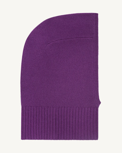 Cagoule-CYCLAMEN-100% cachemire