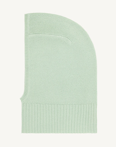 Cagoule-VERT AMANDE-100% cachemire