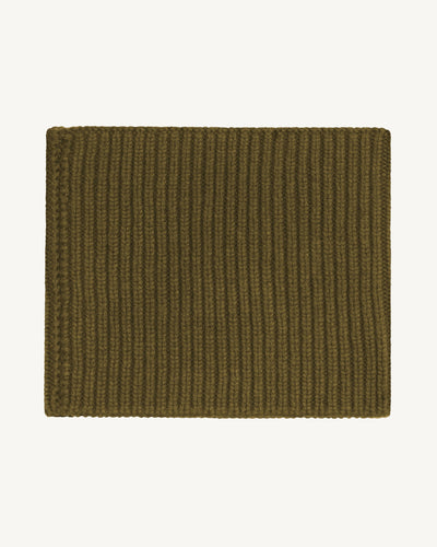 Tour de cou 12 fils-OLIVE-100% cachemire