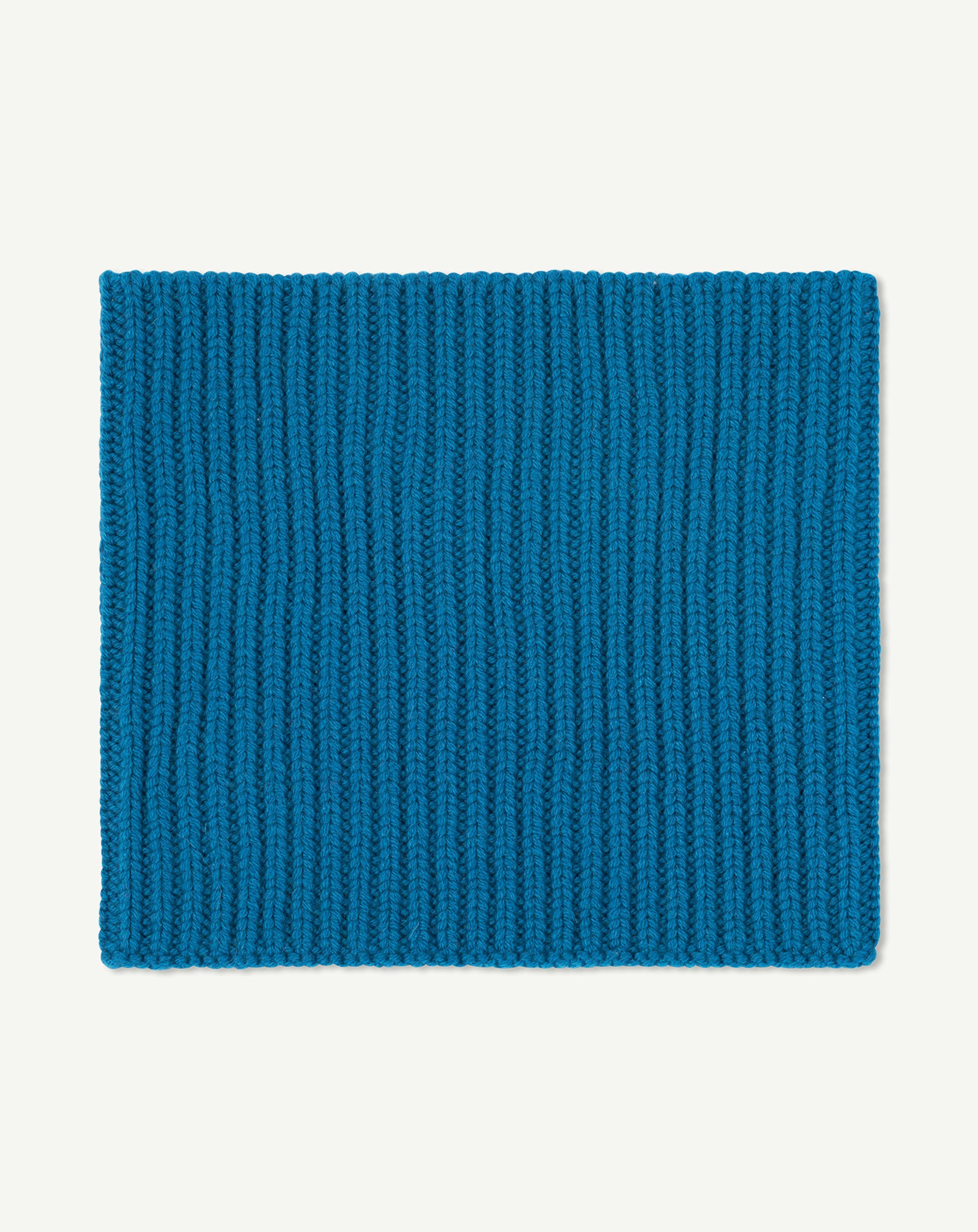 Tour de cou 12 fils-BLEU PAGODE-100% cachemire